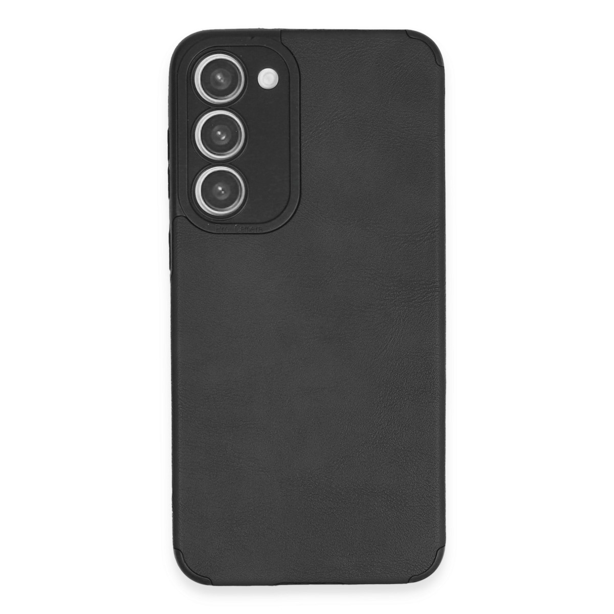 Galaxy S23 Plus Kılıf Loop Deri Silikon - Siyah