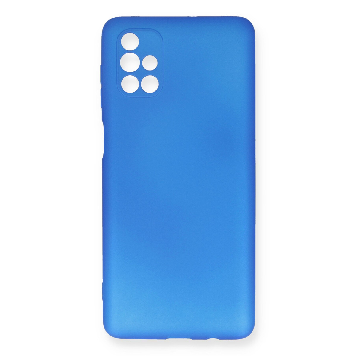 Galaxy M51 Kılıf First Silikon - Mavi