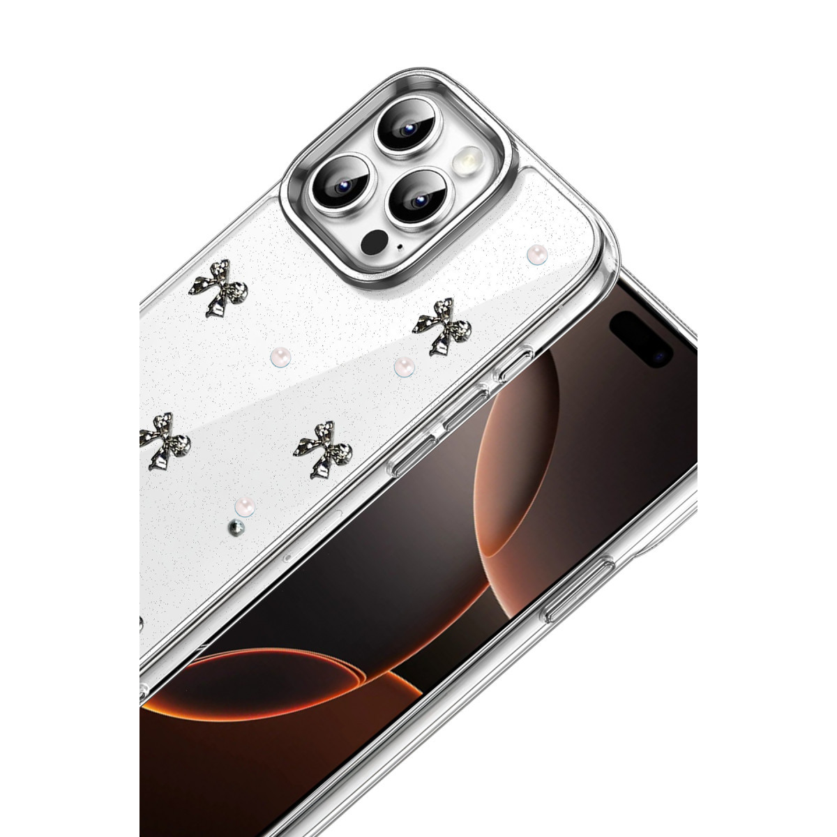 iPhone 15 Pro Max Fiyonk Desenli Kapak - Desen 8 — görsel 2