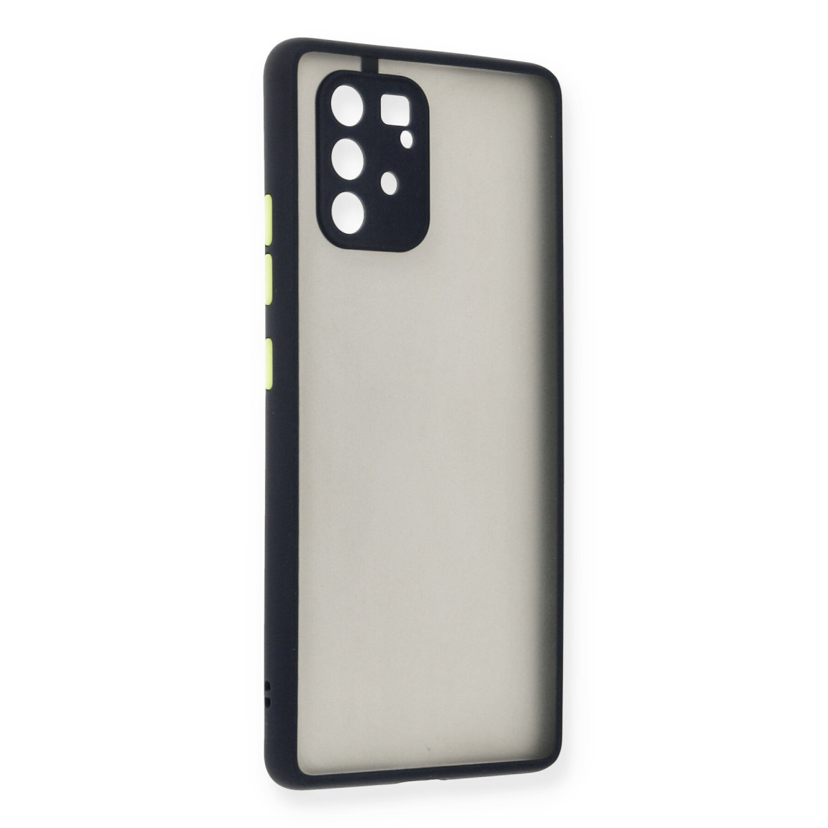 Galaxy A91 / S10 Lite Kılıf Montreal Silikon Kapak - Lacivert