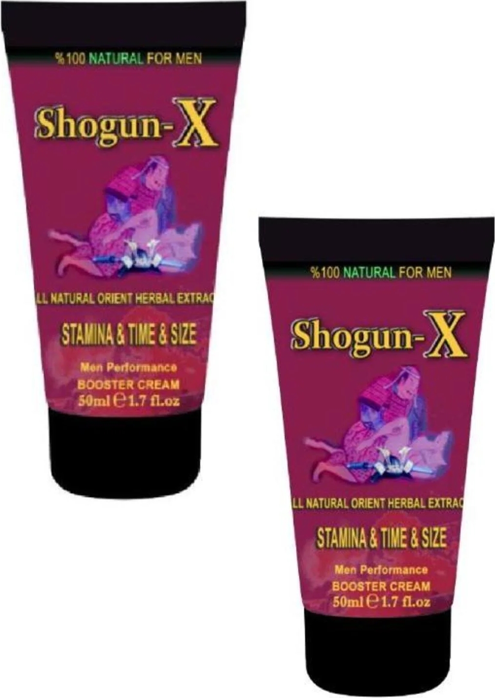 Süper Shogun -X Extra Cream Erkeklere Özel Krem 50ML x 2 Adet