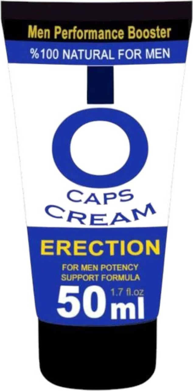 O Caps Cream Natural Booster Erkeklere Özel Hareketlendirici Sertlik Kremi 50  ml