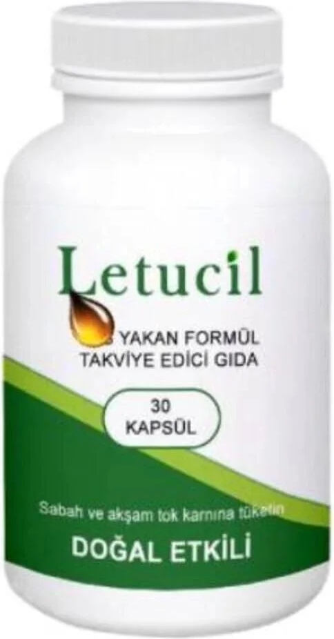 Letucil 30lu Biberiye&yeşil Çayın Etkisiyle Dstklyci Ürün x 1 Adet