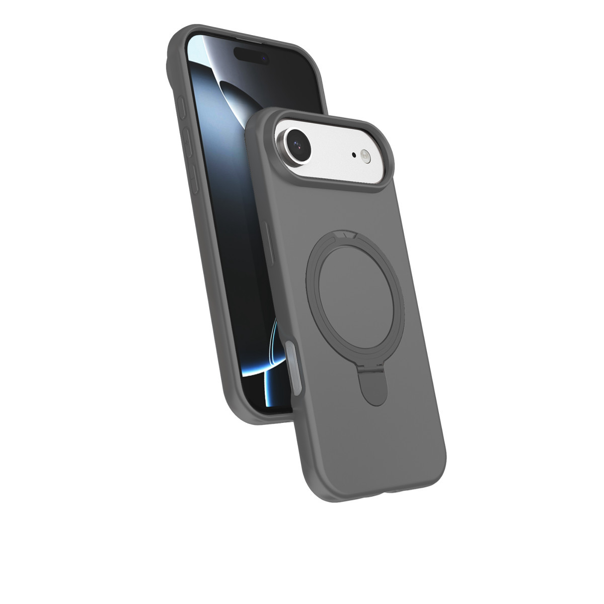 iPhone 17 Air Regal Magsafe Standlı Kapak - Titan Gri