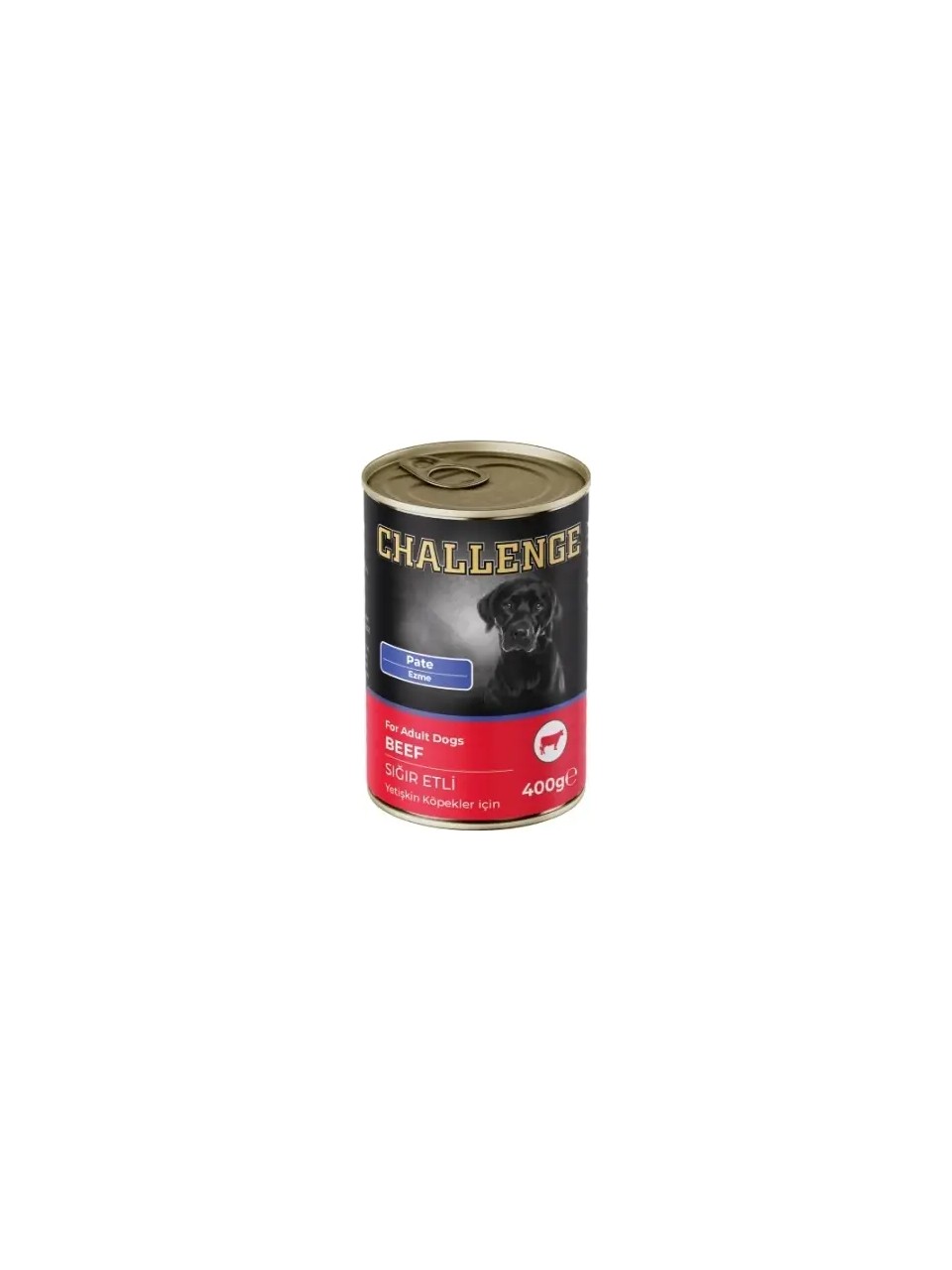 Challenge Pate Sığır Etli Yetişkin Konserve Köpek Maması 1 Adet 400 gr