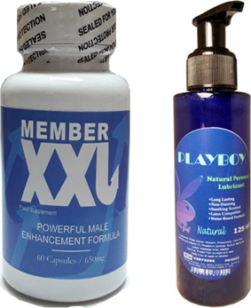 Member Xxl Erkeklere Özel 60LI + Playboy Natural Personal Lubricant 125ML Lubricant Gel  Jel
