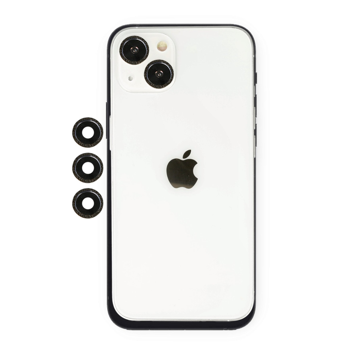 iPhone 14 Shine Kamera Lens - Siyah