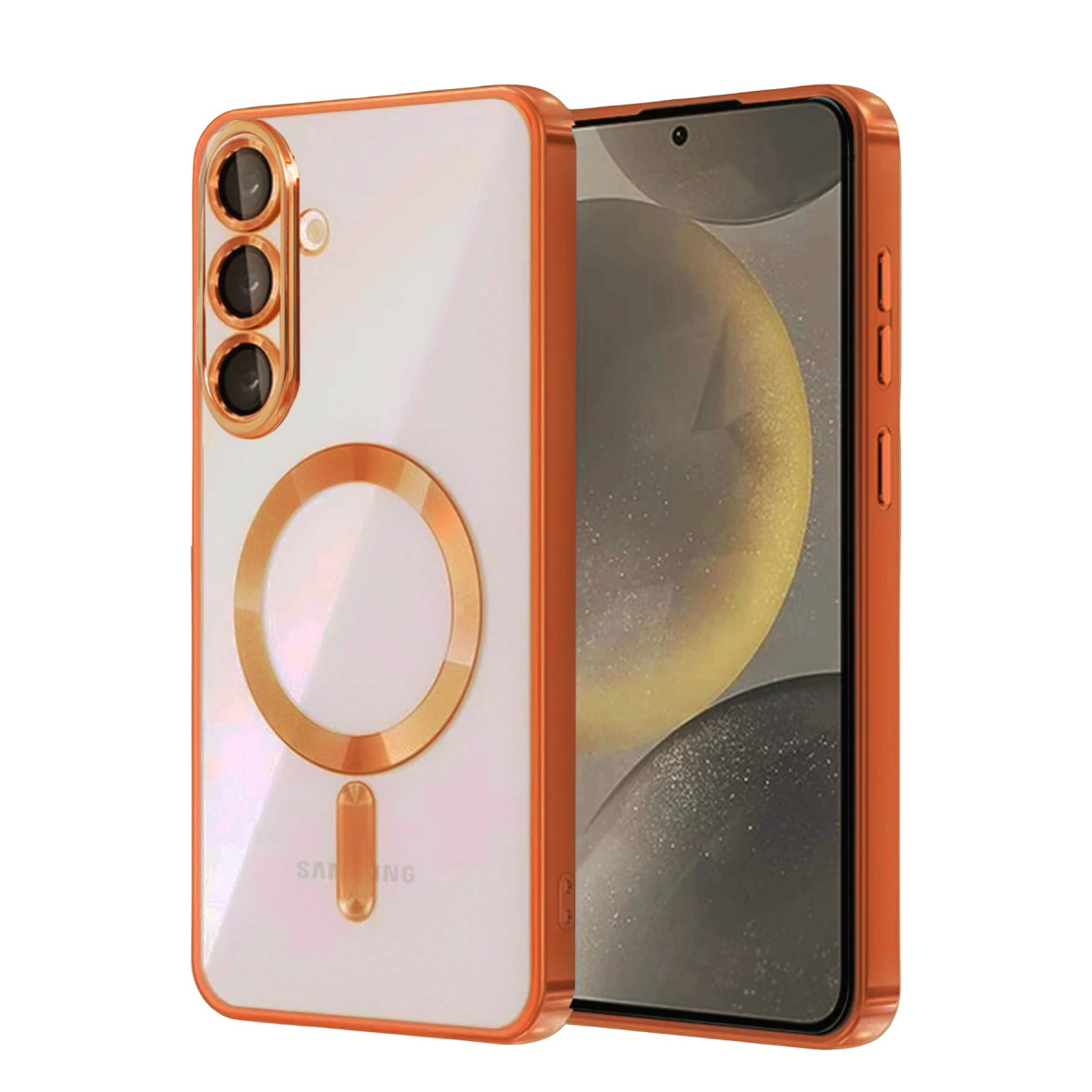 Galaxy A57 5G Kross Magneticsafe Kapak - Turuncu