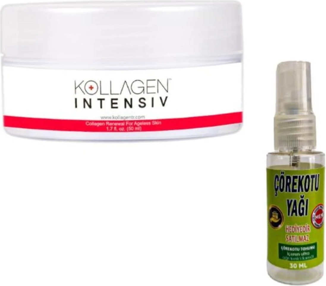 Süper Kollagen Intensiv Zamana Yüz Bakım Kremi 50 Ml+Masaj Yağıyla