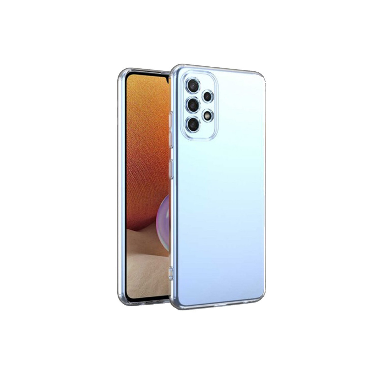 Galaxy A23 4G Kılıf Lüx Şeffaf Silikon