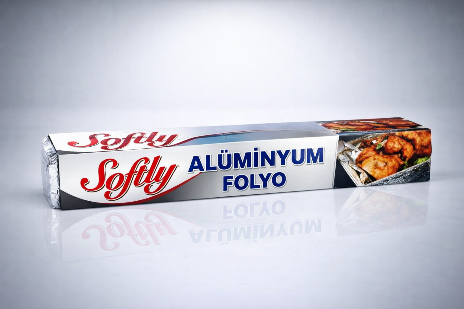 Softy Alüminyum Folyo 3,5 Metre Mutfak Folyosu Isıya Dayanıklı Gıda Saklama ve Fırın Folyosu 2 Adet