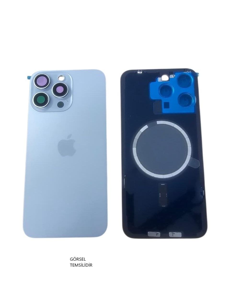 iPhone 15 PRO Uyumlu Arka Pil Kapağı FULL NFC li Lensli-