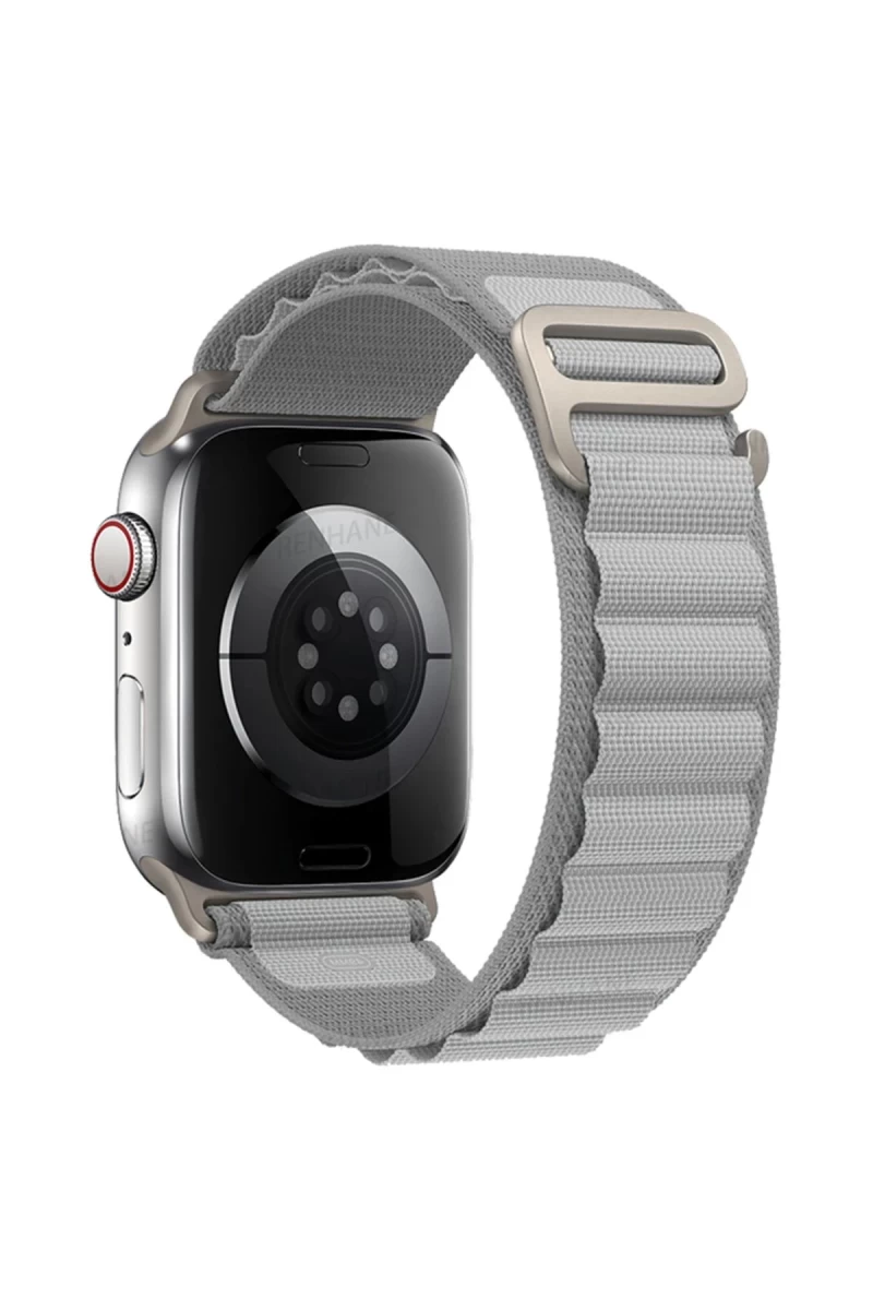 Apple Watch 38mm Uyumlu Mountain Kordon - Gri