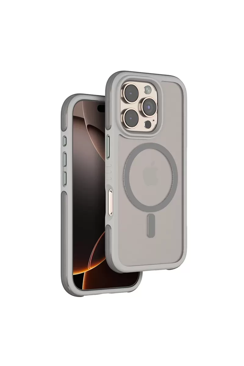 iPhone 16 Pro Max Orbit Magsafe Kapak - Titan Gri