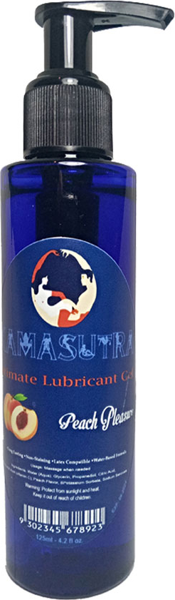 Kamasutra Jel Formunda Aromatik Şeftalili 125 ml Kaydı.rıcı  |  Pleasure Peach 125 ml Big Size Lanàl Kàydırıcı Vajìnal Kàyganlàştırıcı Ubrika.nt Gel