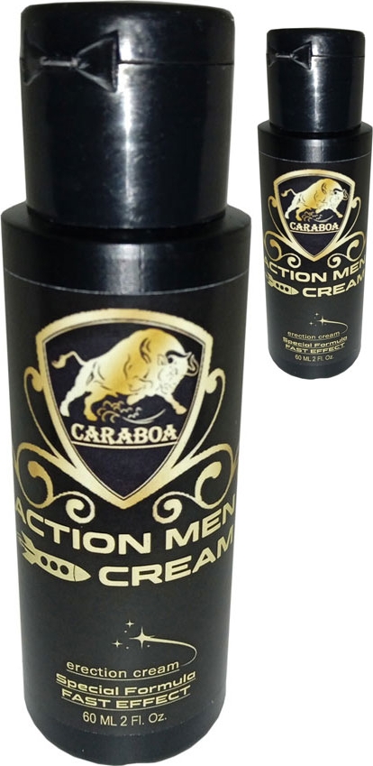 Caraboa 60 ml Fast Efekthard Erectioncream 2 Adet Erkekler Için Ereksiyonarttırıcı Seksperformans Kremi