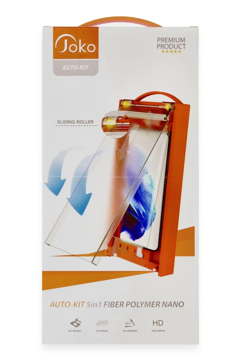 Joko Samsung Galaxy S24 Ultra Uyumlu AutoKit 5in1 Fiber Polymer Nano Ekran Koruyucu