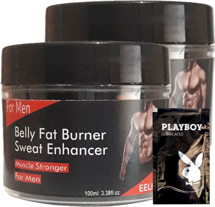 Eelhoe  1 Alana 1 Tane Daha Belly Fatburnes Sweat Enhancer Erkeklere Özel Yaglari Parcalama Şekillikas Kremi SNMP20387  + 1 Adet Jel He.diye