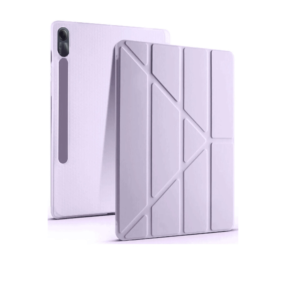 Redmi Pad SE Kılıf Kalemlikli Mars Tablet Kılıfı - Lila