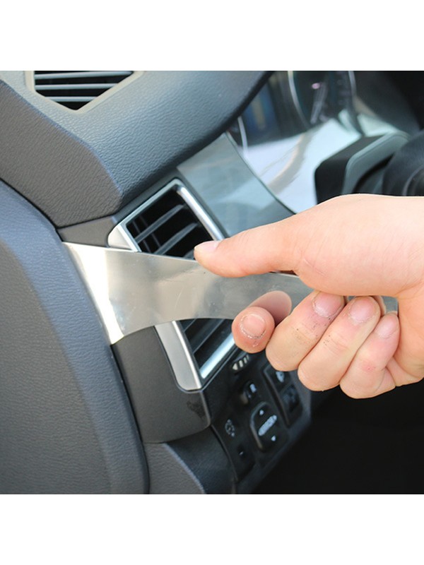 Paslanmaz Çelik Geniş Uçlu Radyo Panjur Torpido Sökücü Trim Sökme Aparatı