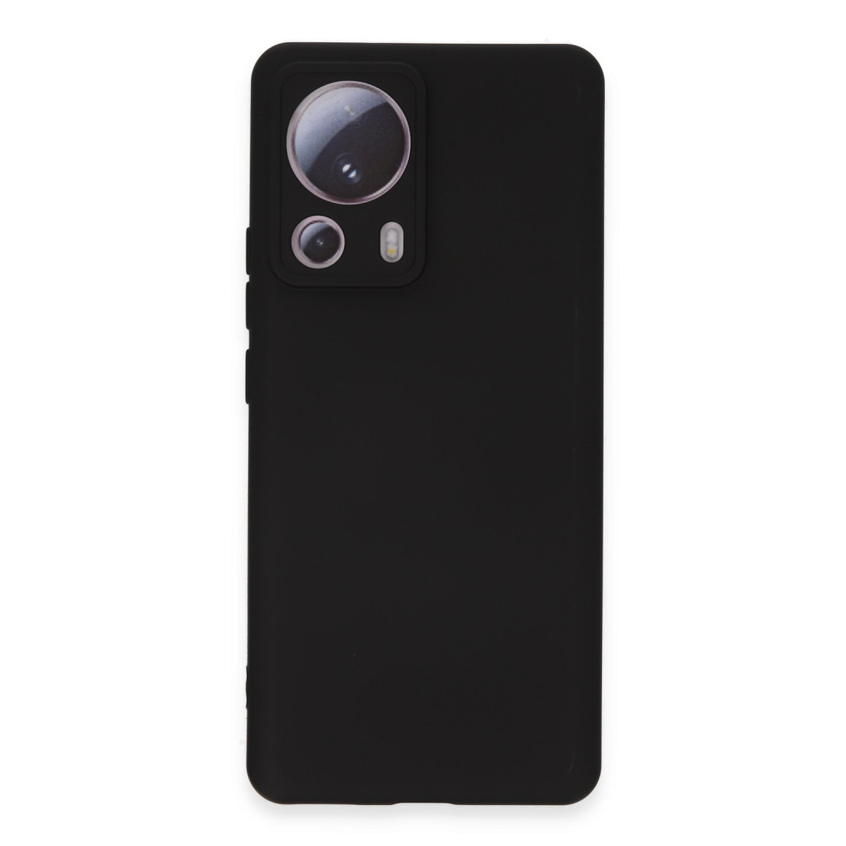 Mi 13 Lite Kılıf Nano içi Kadife Silikon - Siyah