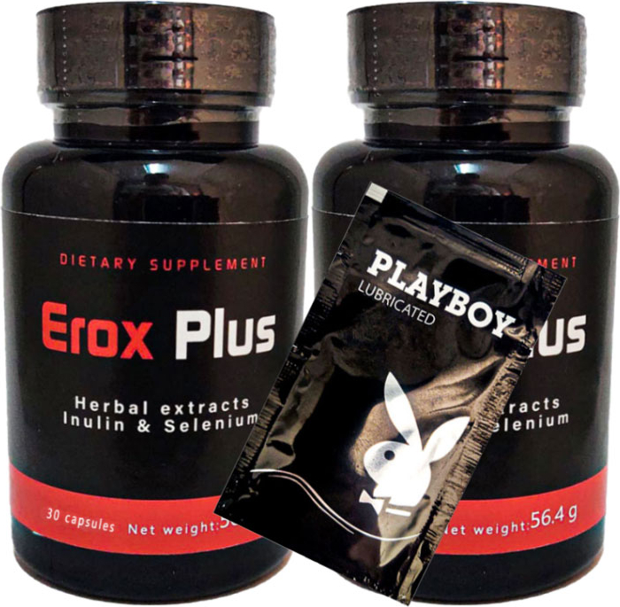Playboy Jel + Eroxplus Erkeklere Özel Destekleyici 30lu x 2 adet