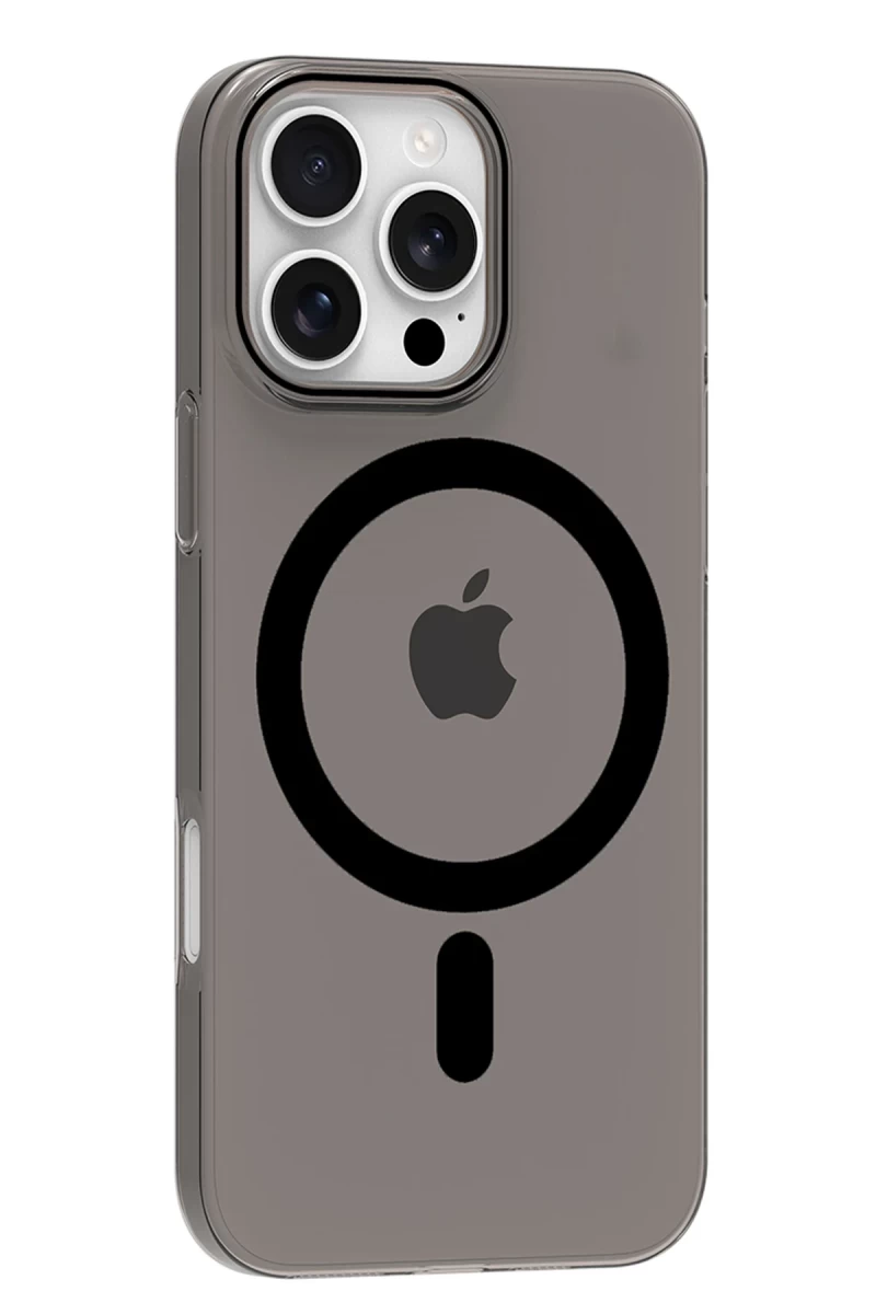 Joko Apple iPhone 16 Pro Max Uyumlu PC Blank Magsafe Kapak - Siyah