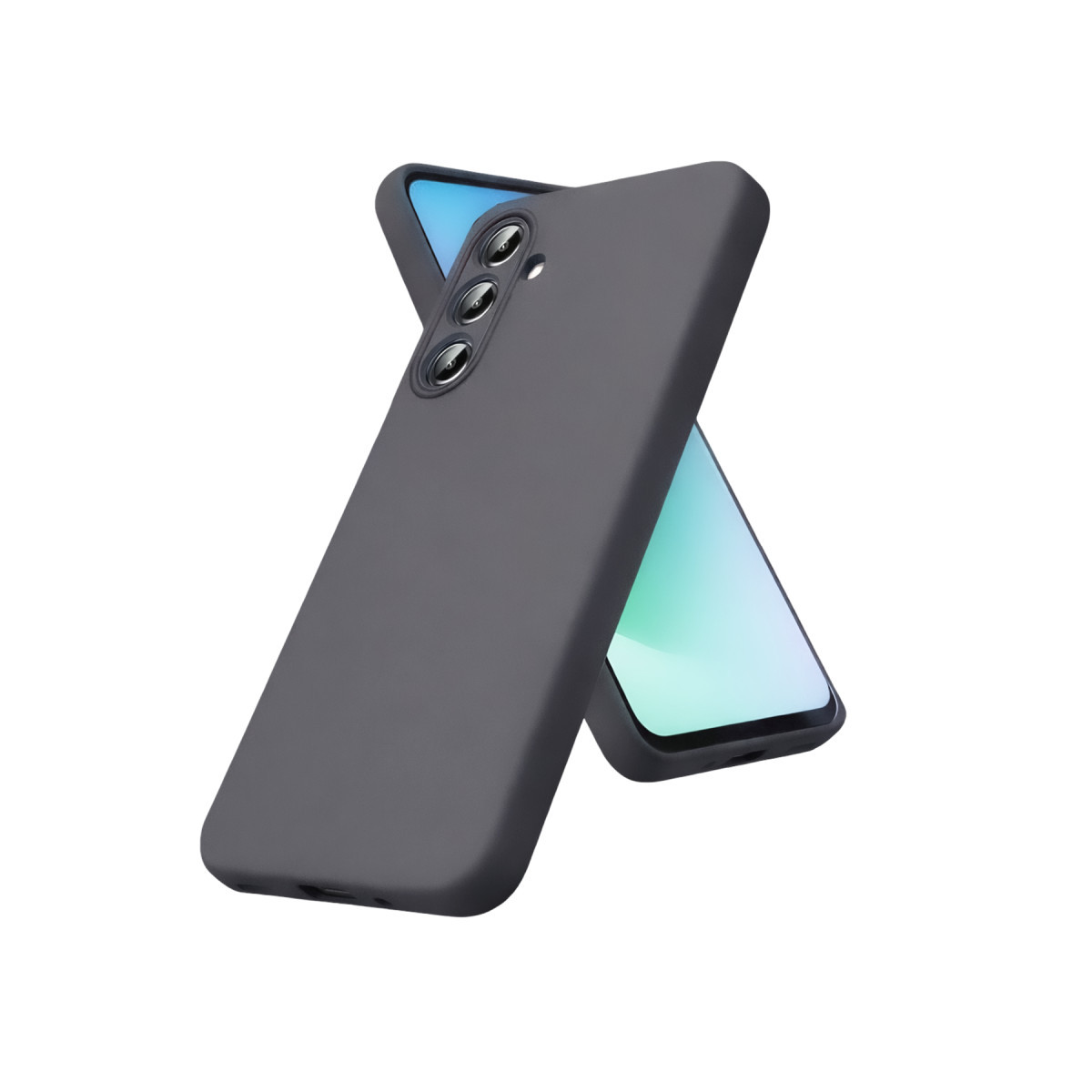 Galaxy S26 Nano içi Kadife Silikon - Gri