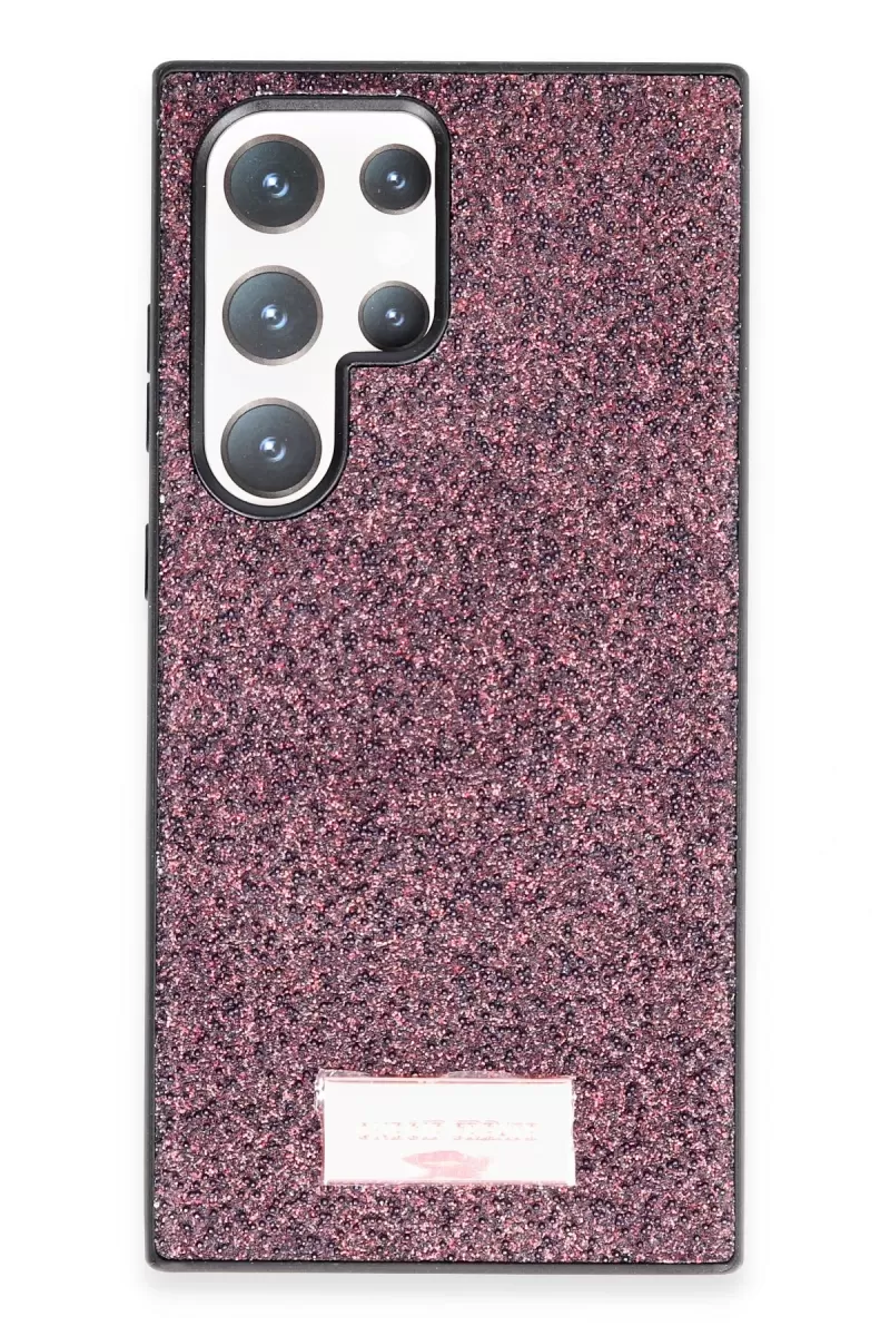 Galaxy S23 Ultra Bright Simli Kapak - Derin Mor