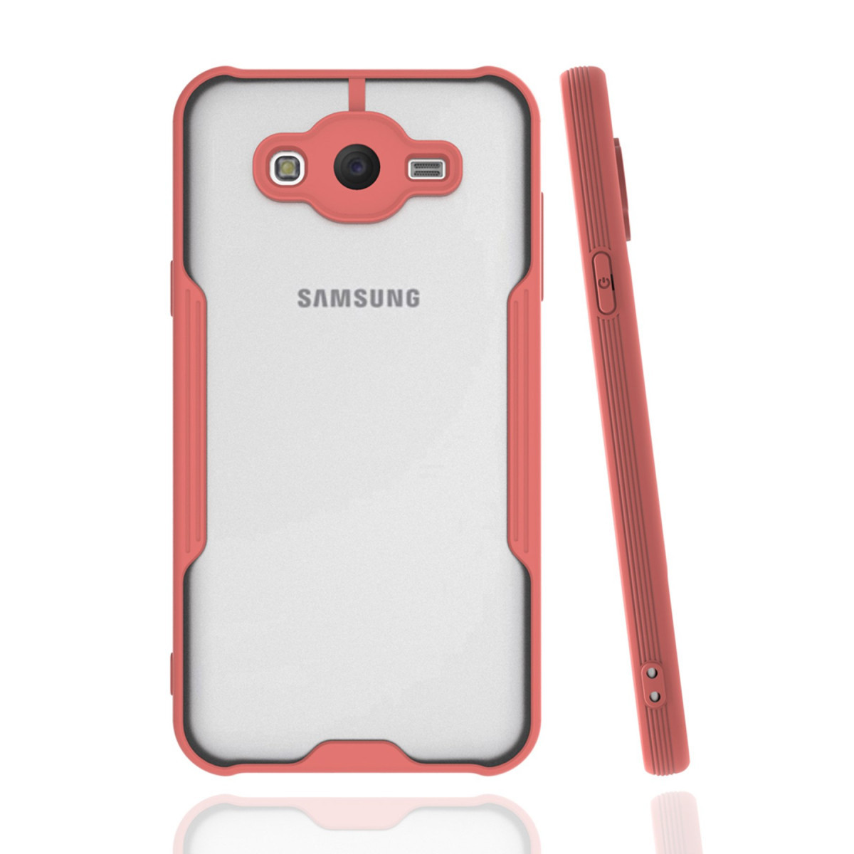 Galaxy J7 Kılıf Platin Silikon - Pembe
