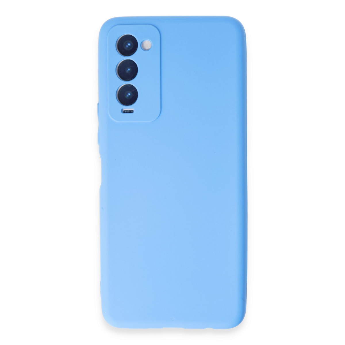 Camon 18 Kılıf First Silikon - Mavi