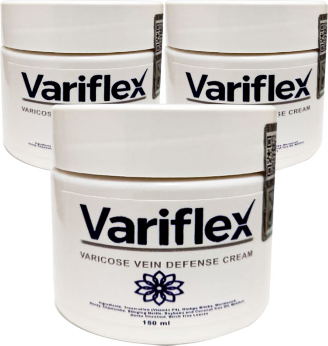 Variflex 150 ml Varicosel Cream Büyük Boy Bacaklara Krem 3 Adet