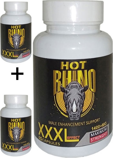 Hotrhino Xxxlcapsules For Men 3 Adet 60 Pcs Erkekler Için Büyütücükapsüller 60 Lı