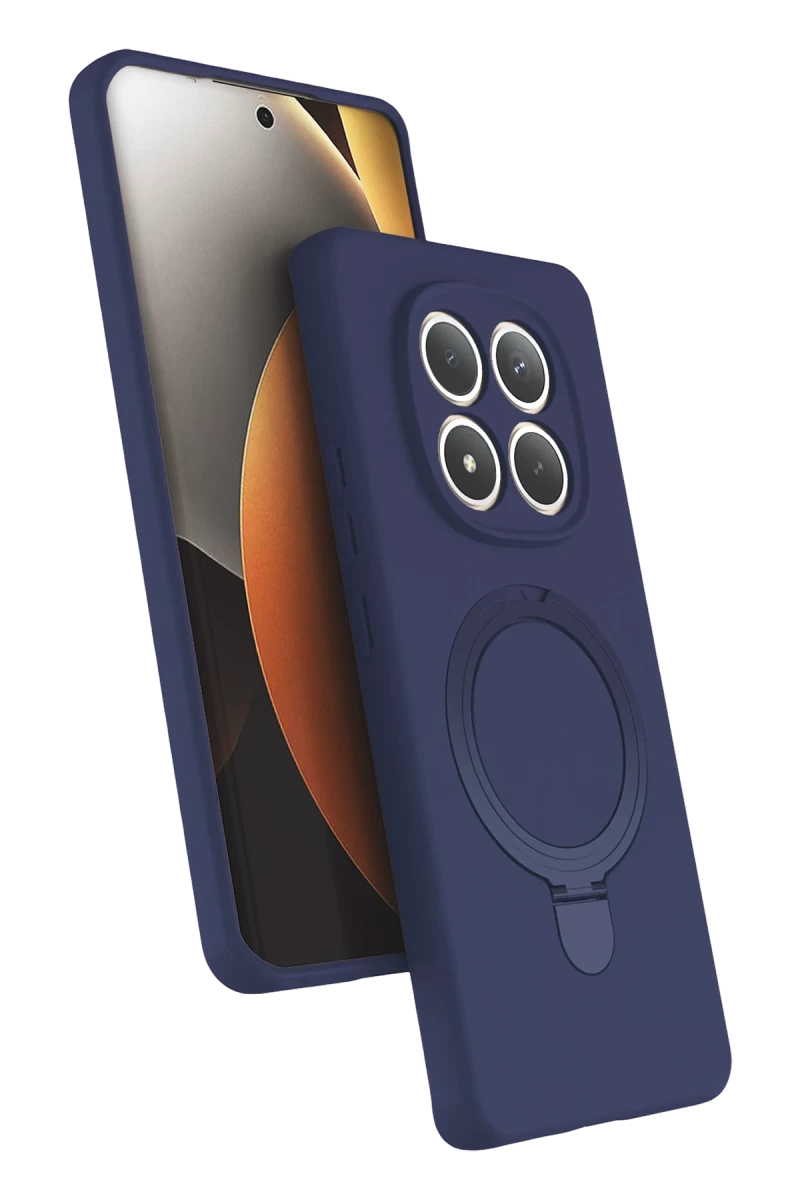Xiaomi Redmi Note 15 Pro 5G Uyumlu Regal Magsafe Standlı Kapak - Lacivert