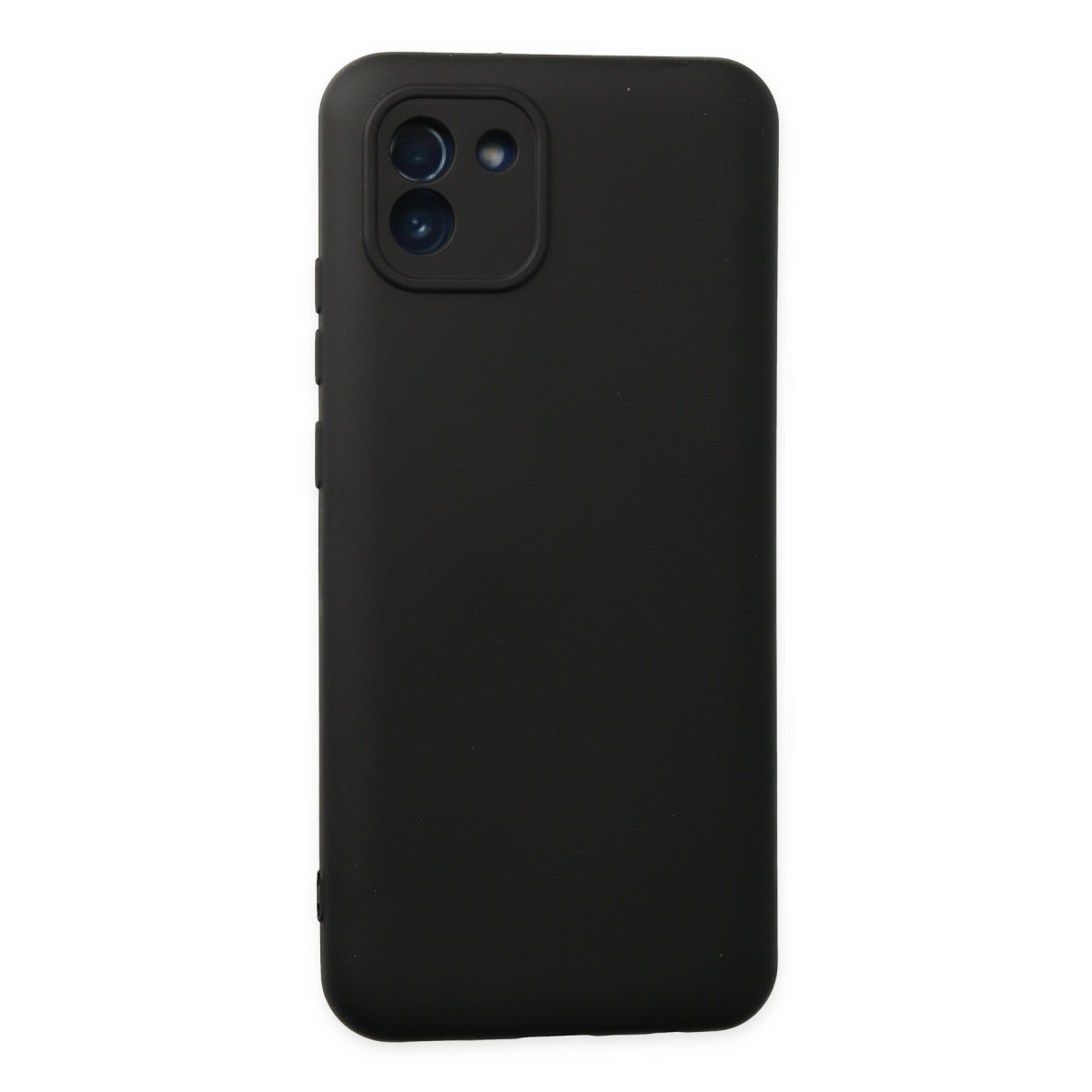 Galaxy A03 Kılıf Nano içi Kadife Silikon - Siyah
