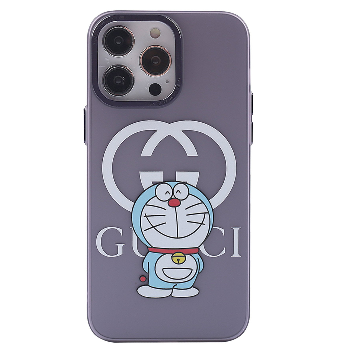 iPhone 14 Pro Kılıf Prada Desenli Kapak - Prada Mor - 3