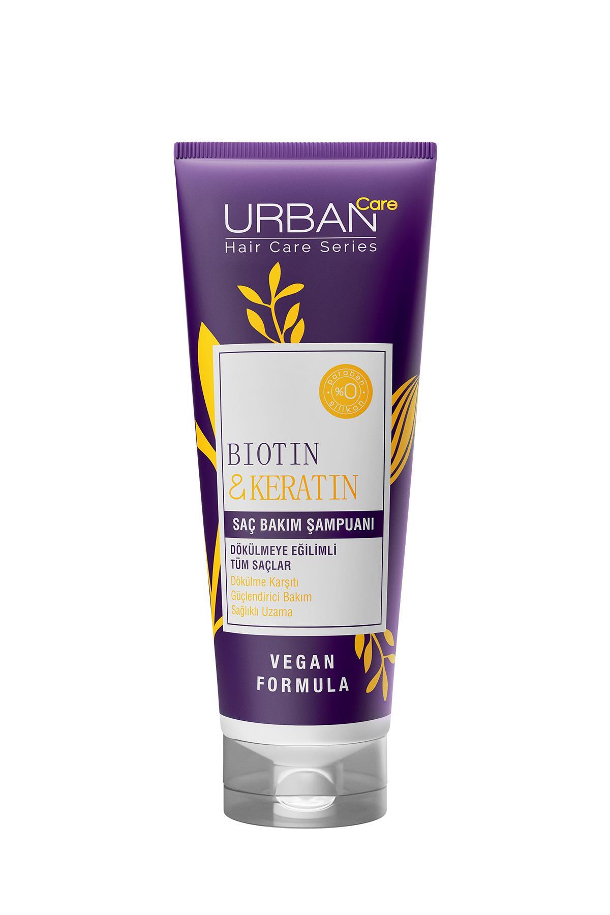 Saç Şampuanı & Bıotın Ve Keratın Dökülmeye Eğilimli Saçlara Özel Vegan 250ml
