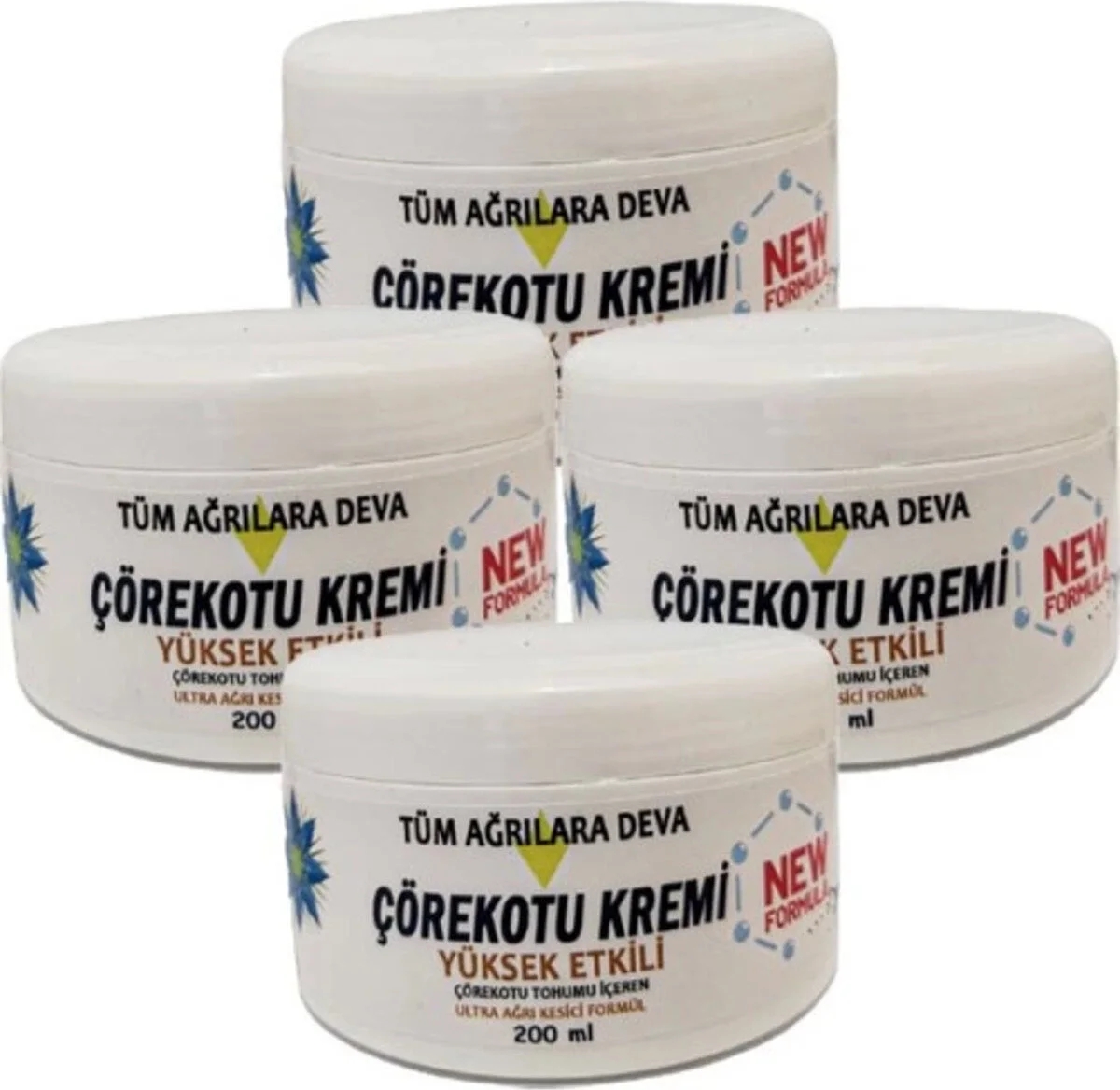 Süper Corex Çörek Otu Kremi White Box 4 Tane x 200 ml