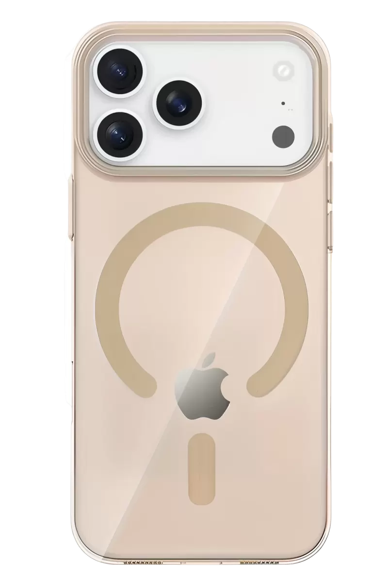 iPhone 17 Pro Max PC Blank Magsafe Kapak - Çöl Titanyum
