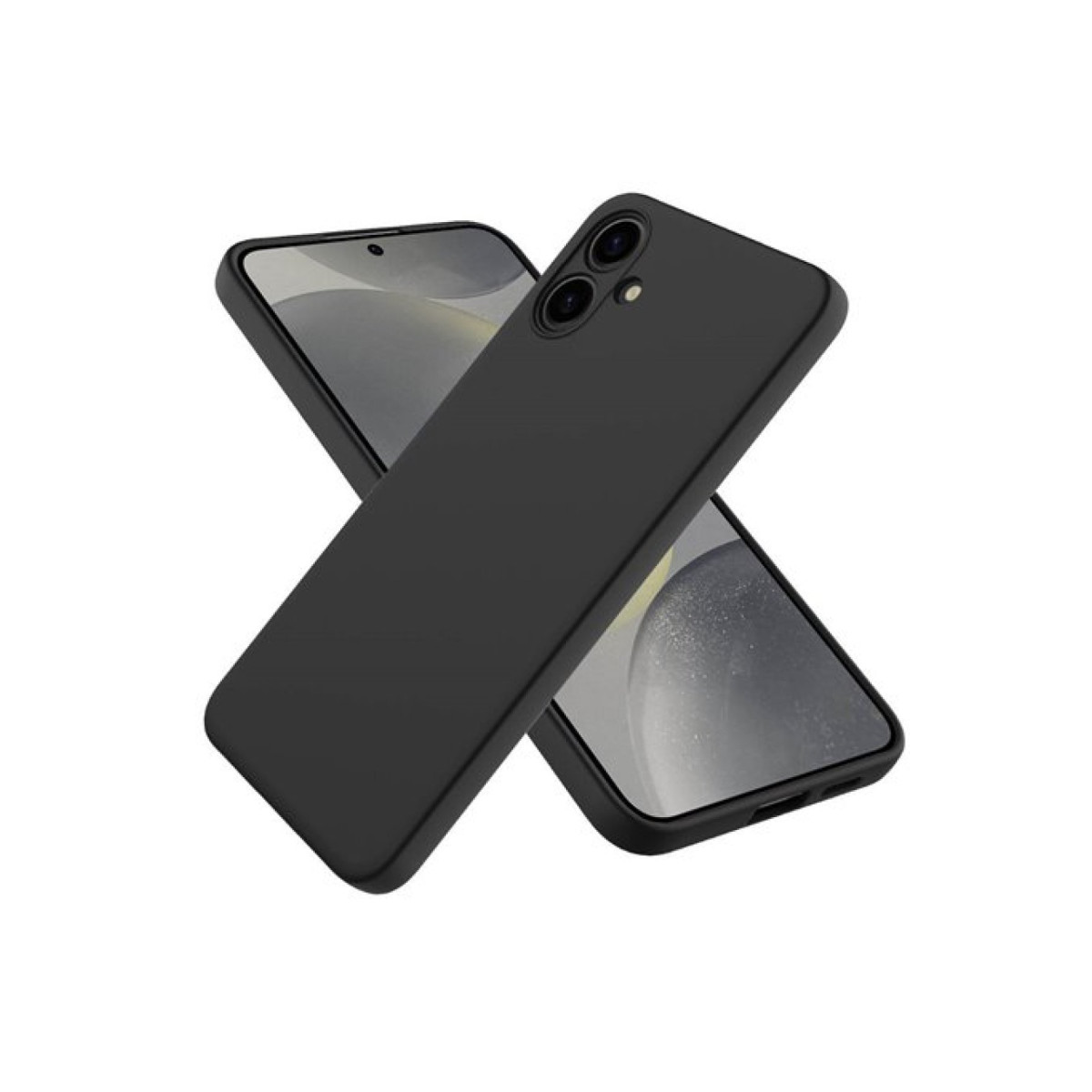 Galaxy A06 Kılıf First Silikon - Siyah
