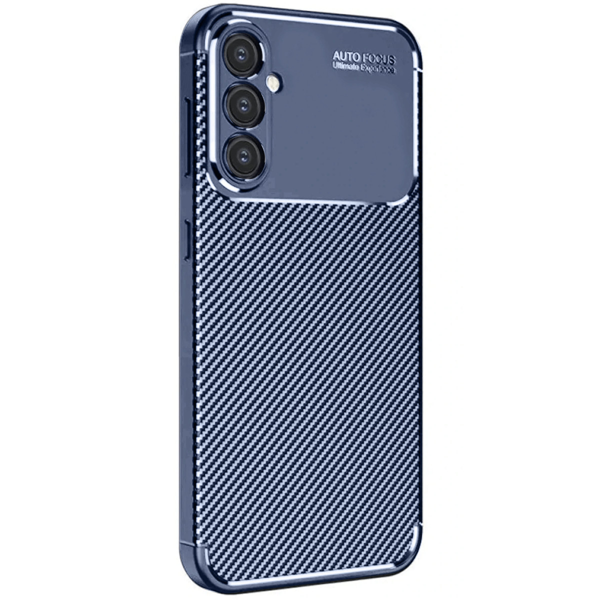 Galaxy A26 Kılıf Auto Focus Karbon Kapak - Lacivert