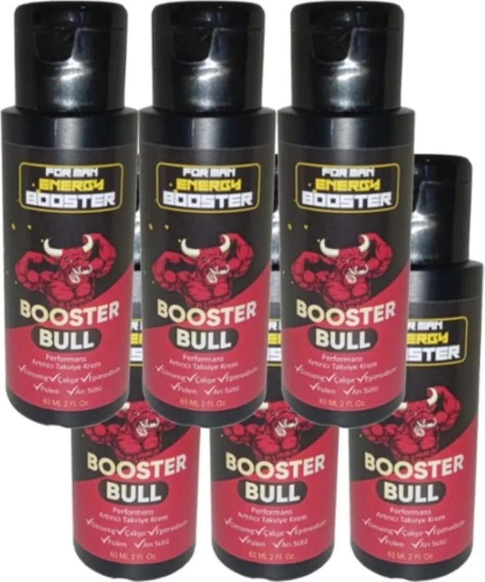Booster Bull 6 Tane Birden Erkeklere Özel Krem 60 ml / 6 Adet 60 ml