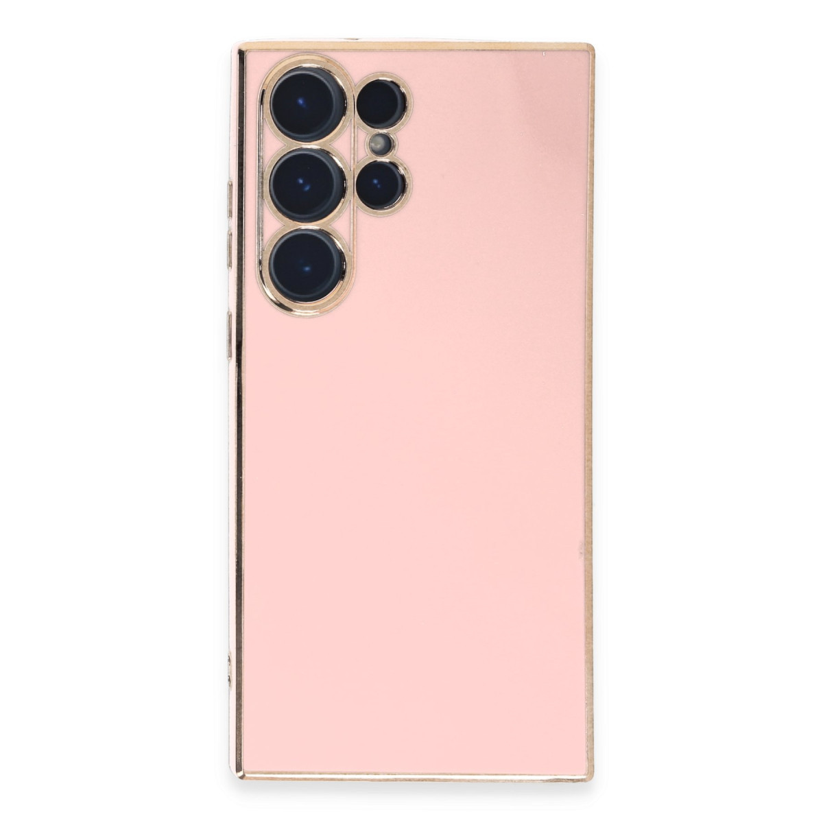 Galaxy S23 Ultra Kılıf Volet Silikon - Pembe
