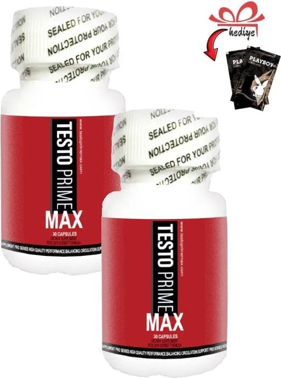 Testo Prime Max Erkeklere Çok Özel Her An Maksimum Limit 30lu x 2 Adet