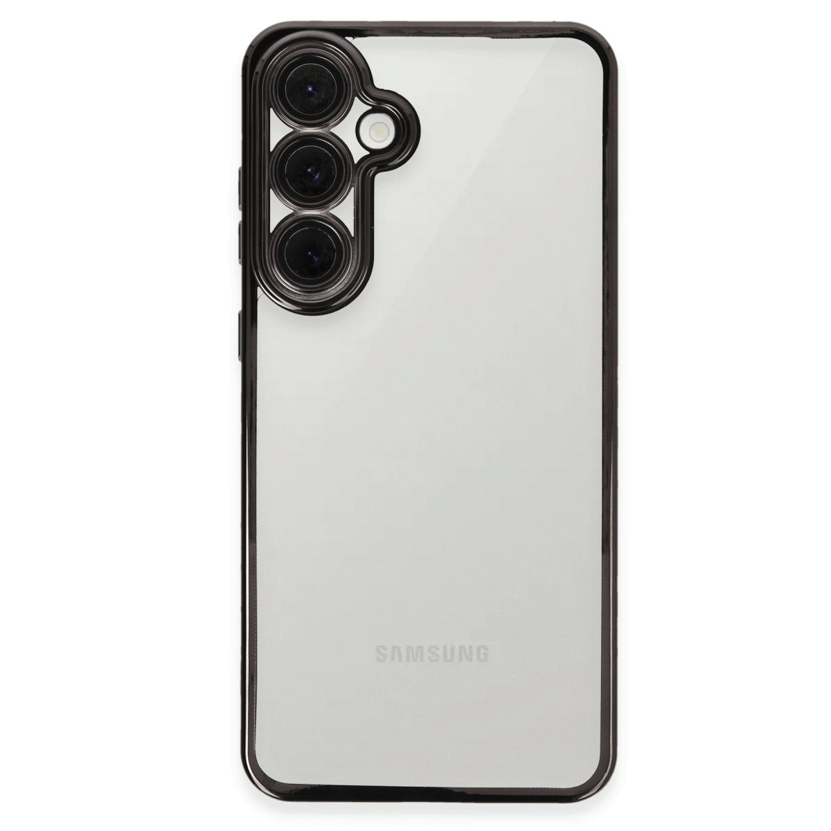 Galaxy S24 FE Kılıf Razer Lensli Silikon - Siyah