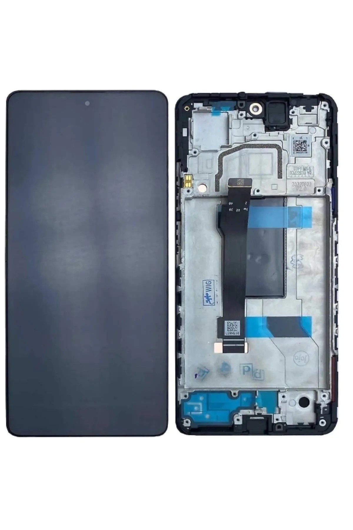 Redmi 12C Uyumlu Dokunmatik Ekran Çıtalı SRV (Siyah)