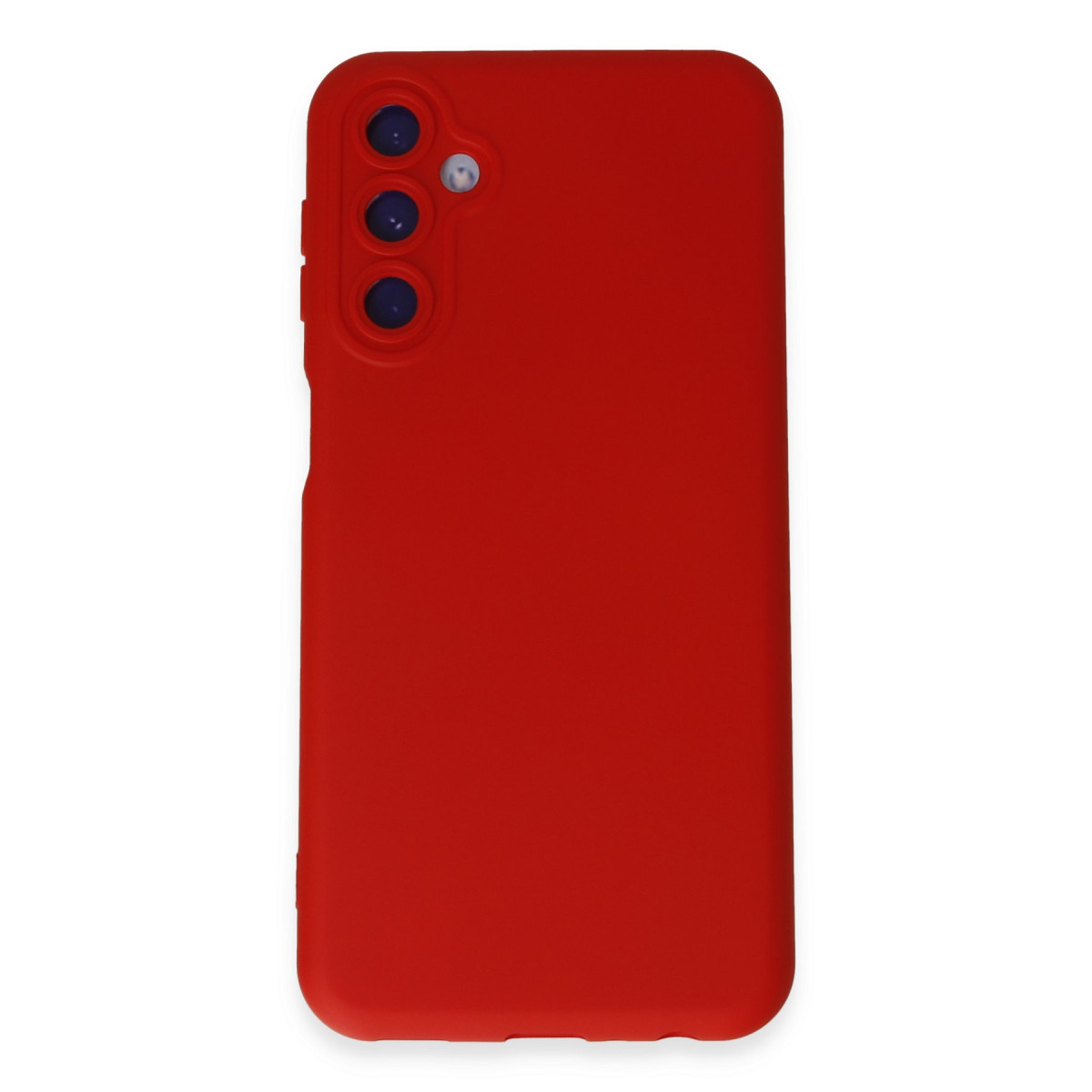 Galaxy M34 5G Kılıf Nano içi Kadife Silikon - Kırmızı