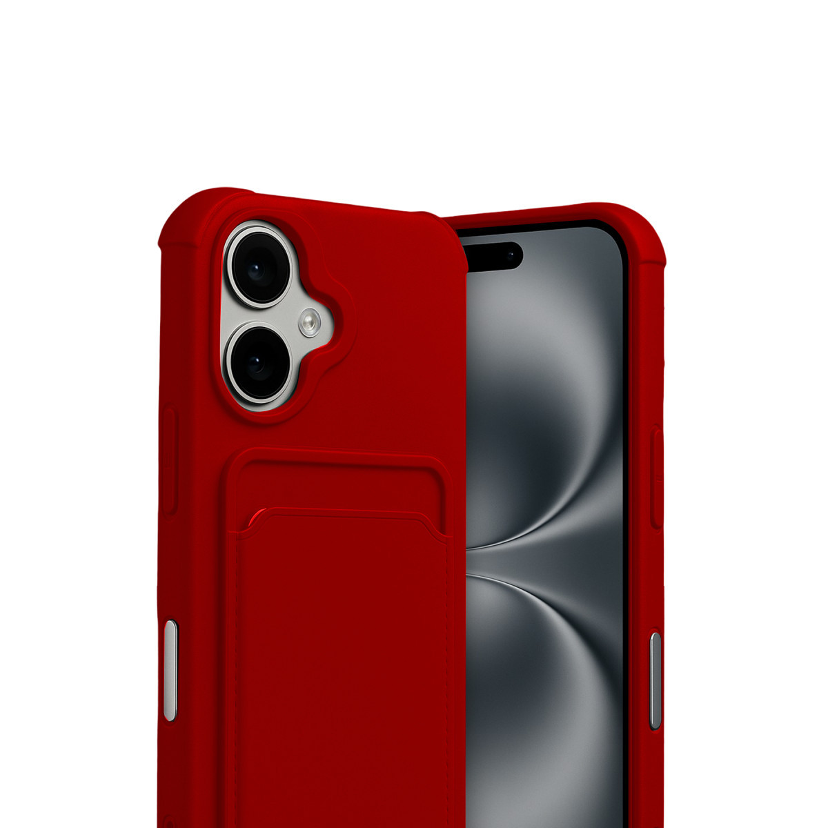 iPhone 17 Kelvin Kartvizitli Silikon - Kırmızı — görsel 2