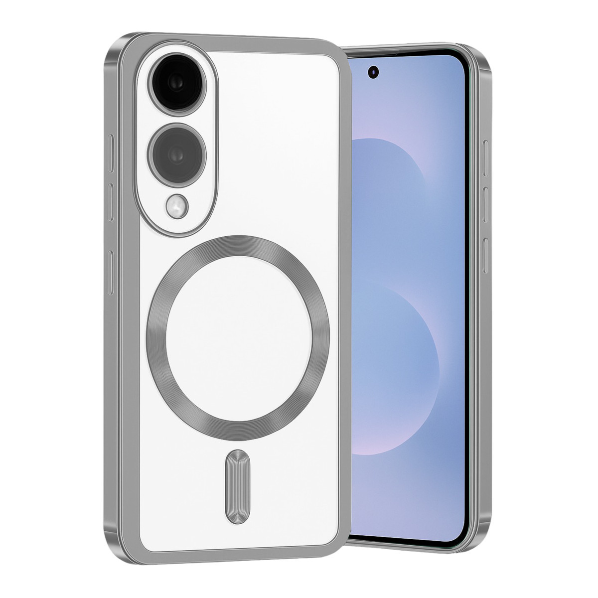 Galaxy S25 Edge Kross Magneticsafe Kapak - Gümüş