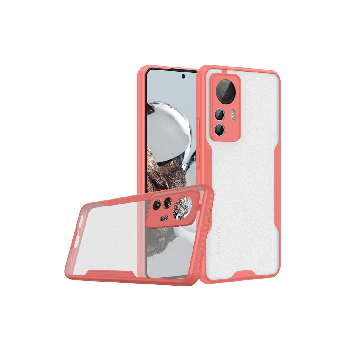 Mi 12T Kılıf Platin Silikon - Pembe
